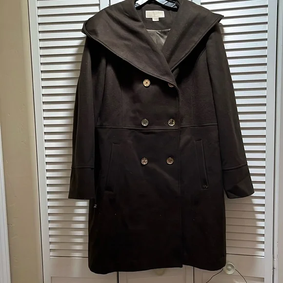 Brown Michael Kors women's XXL above the knee coat - Picture 1 of 5